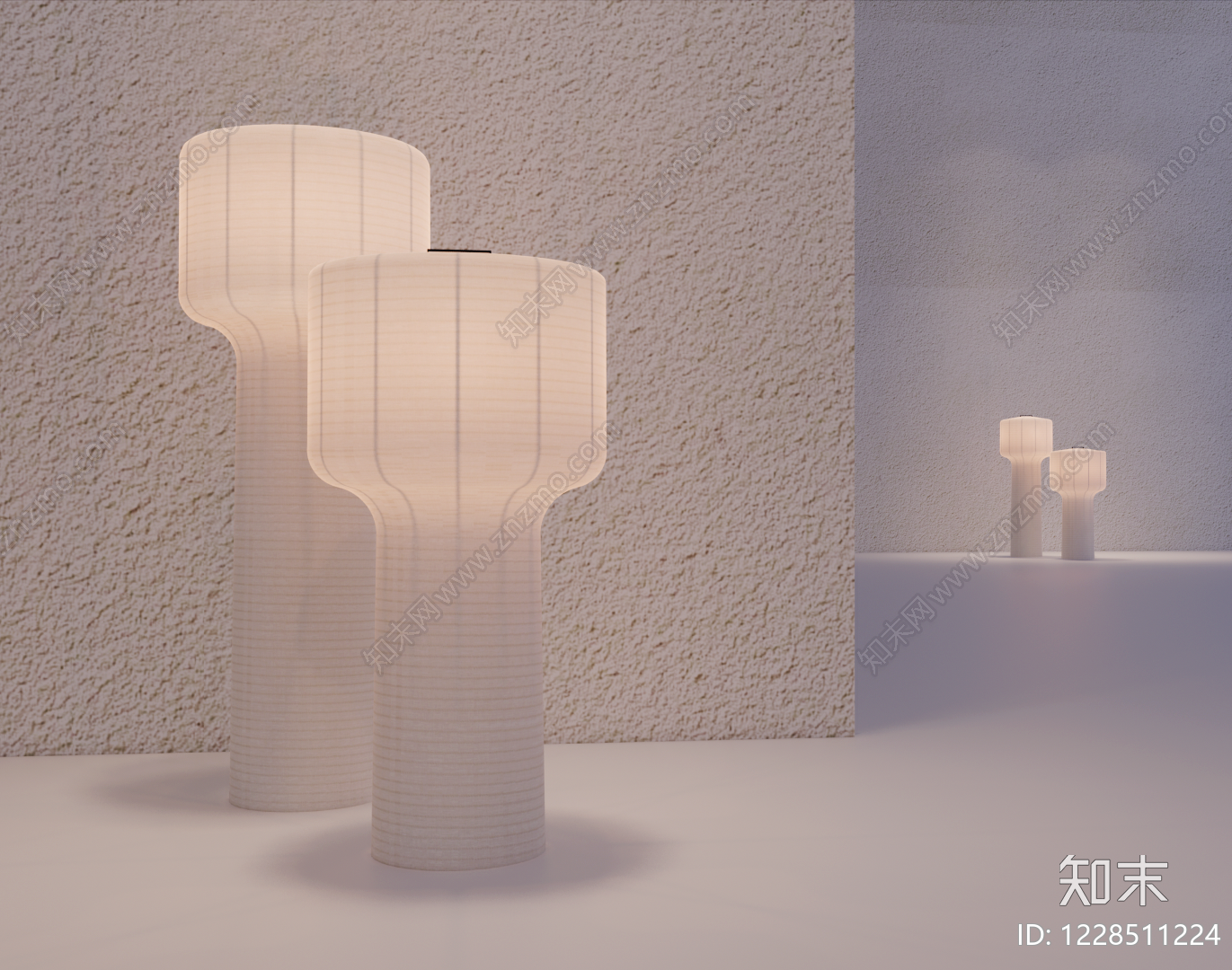 侘寂台灯3D模型下载【ID:1228511224】