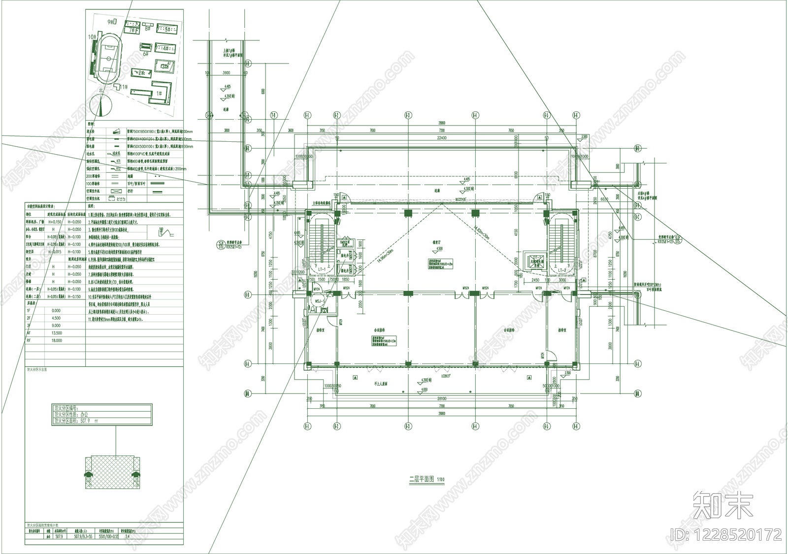 学校建筑cad施工图下载【ID:1228520172】