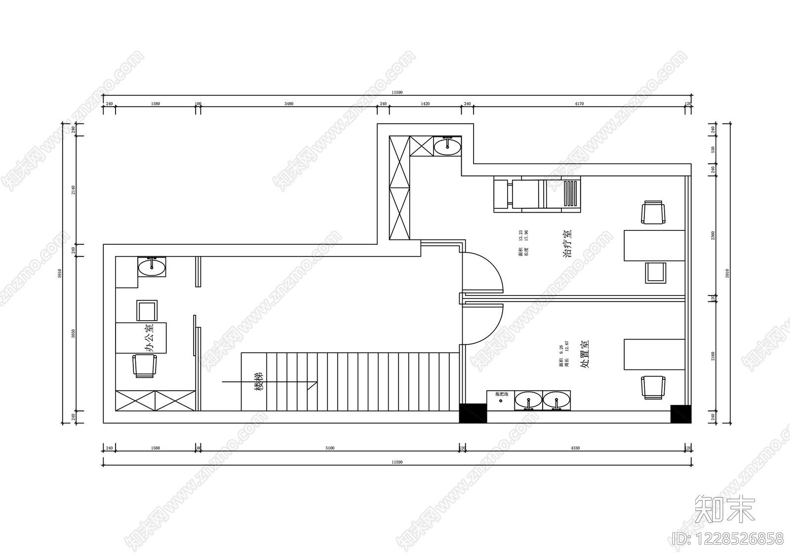 其他工装空间cad施工图下载【ID:1228526858】