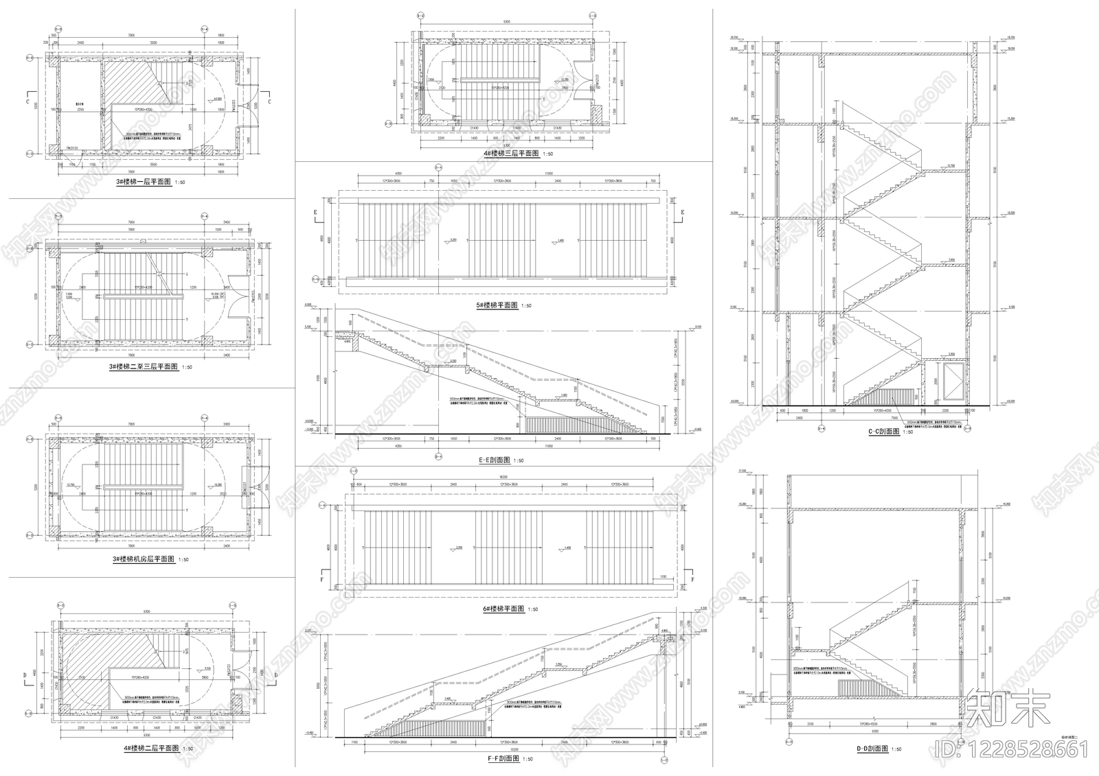 餐饮建筑cad施工图下载【ID:1228528661】