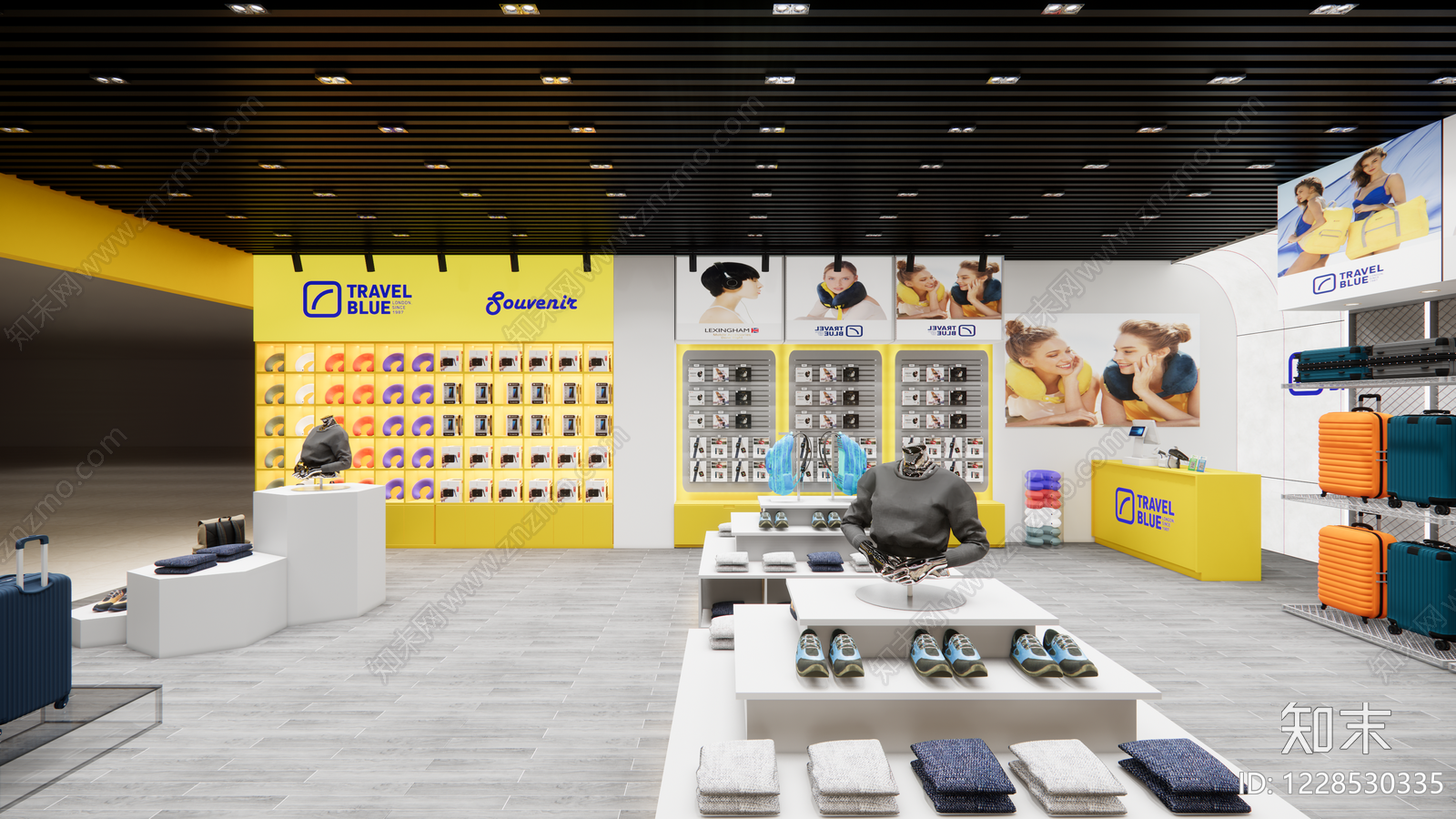 超市cad施工图下载【ID:1228530335】