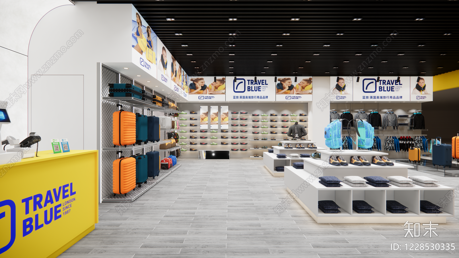 超市cad施工图下载【ID:1228530335】