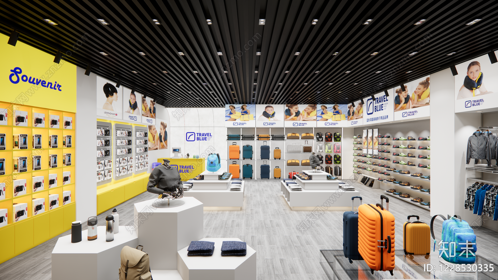 超市cad施工图下载【ID:1228530335】
