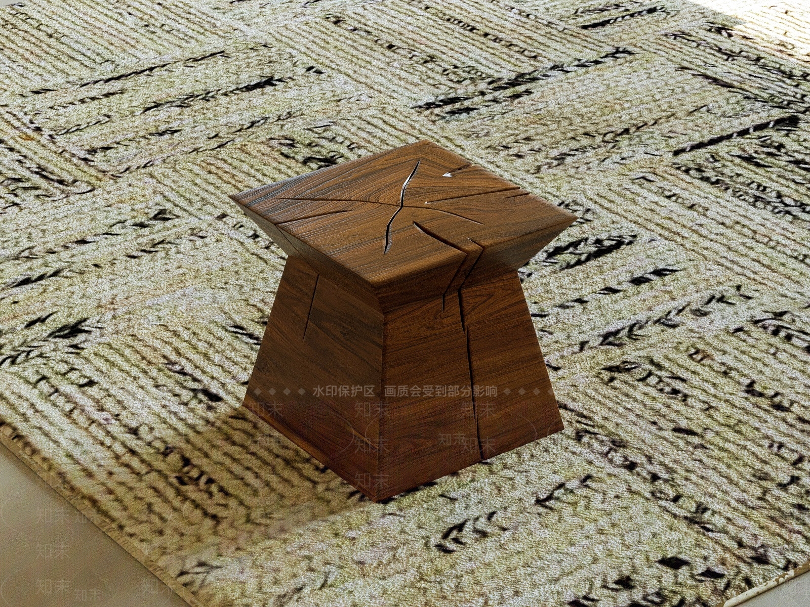 现代其他凳子SU模型下载【ID:1228530215】