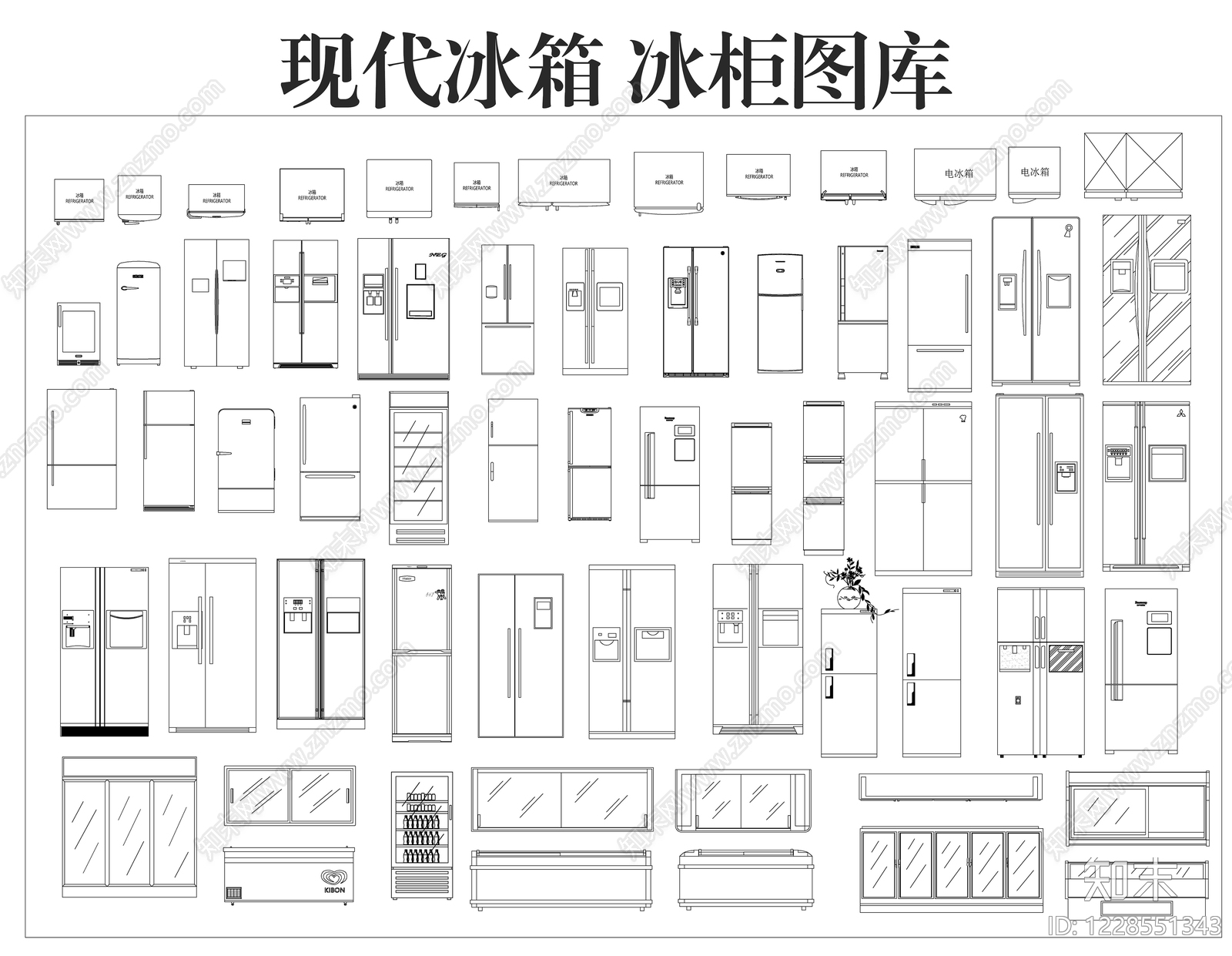 现代图库CAD图纸