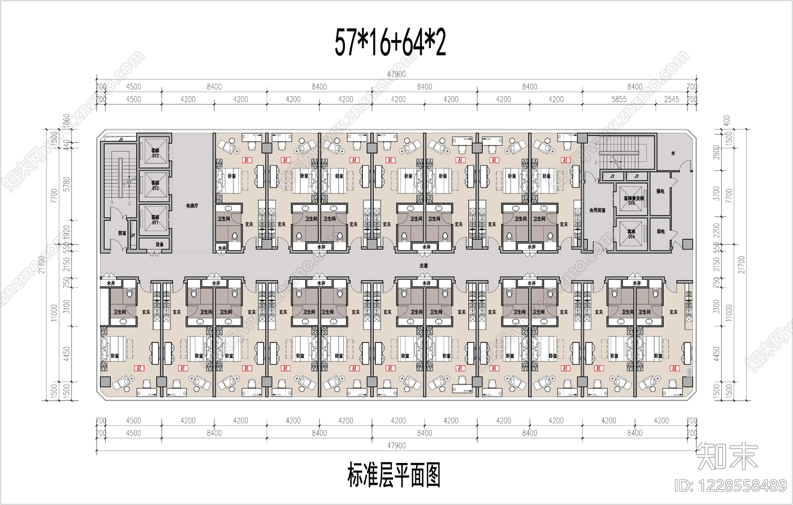 公寓建筑CAD图纸