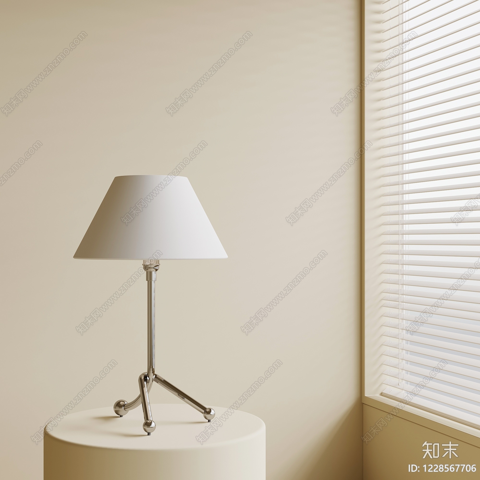 台灯3D模型下载【ID:1228567706】