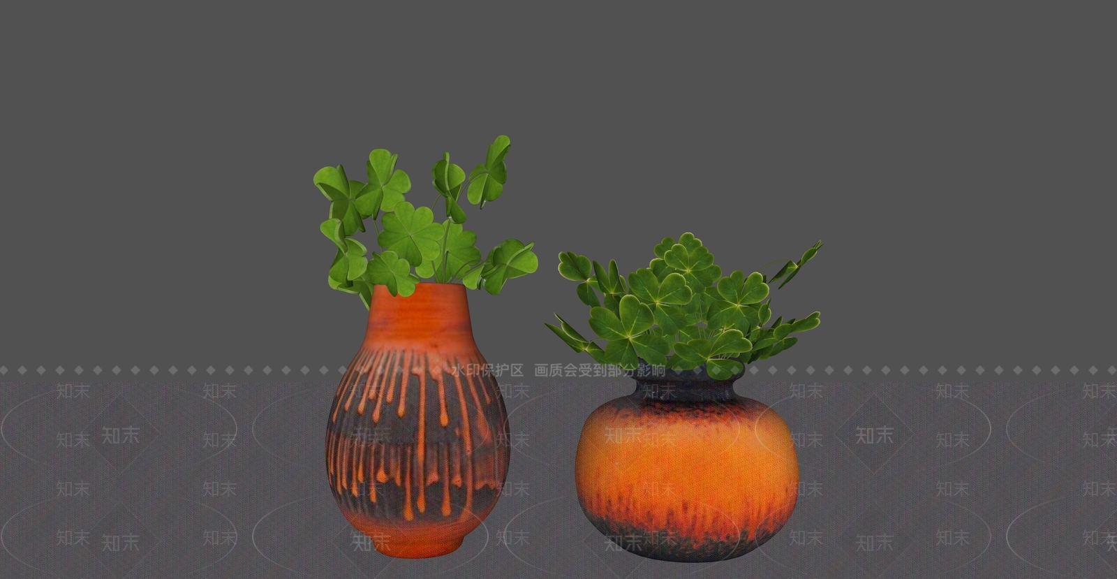 复古盆栽SU模型下载【ID:1228568418】