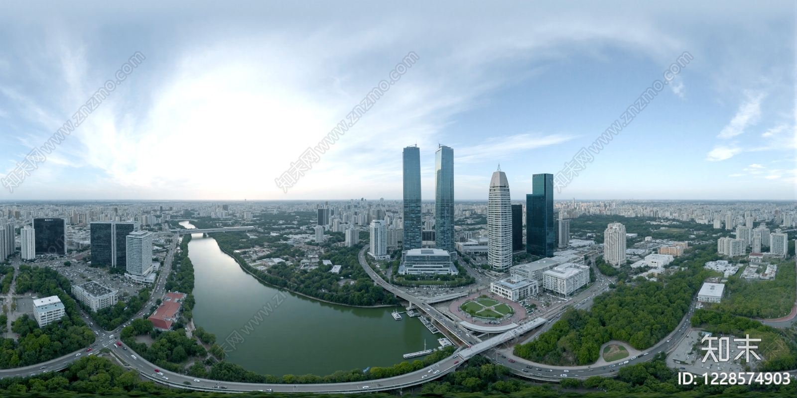 现代城市HDR贴图下载【ID:1228574903】