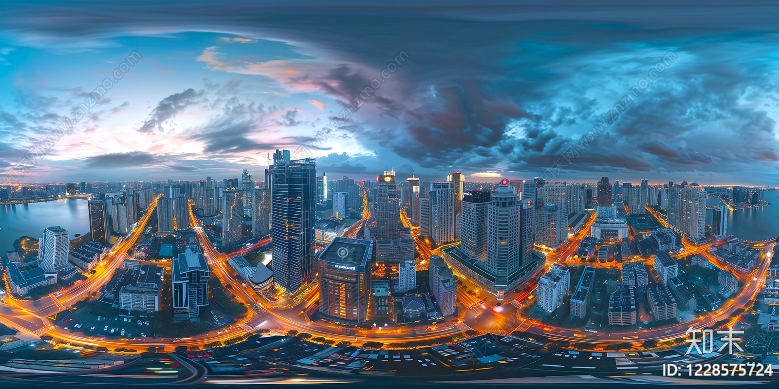 现代城市HDR贴图下载【ID:1228575724】
