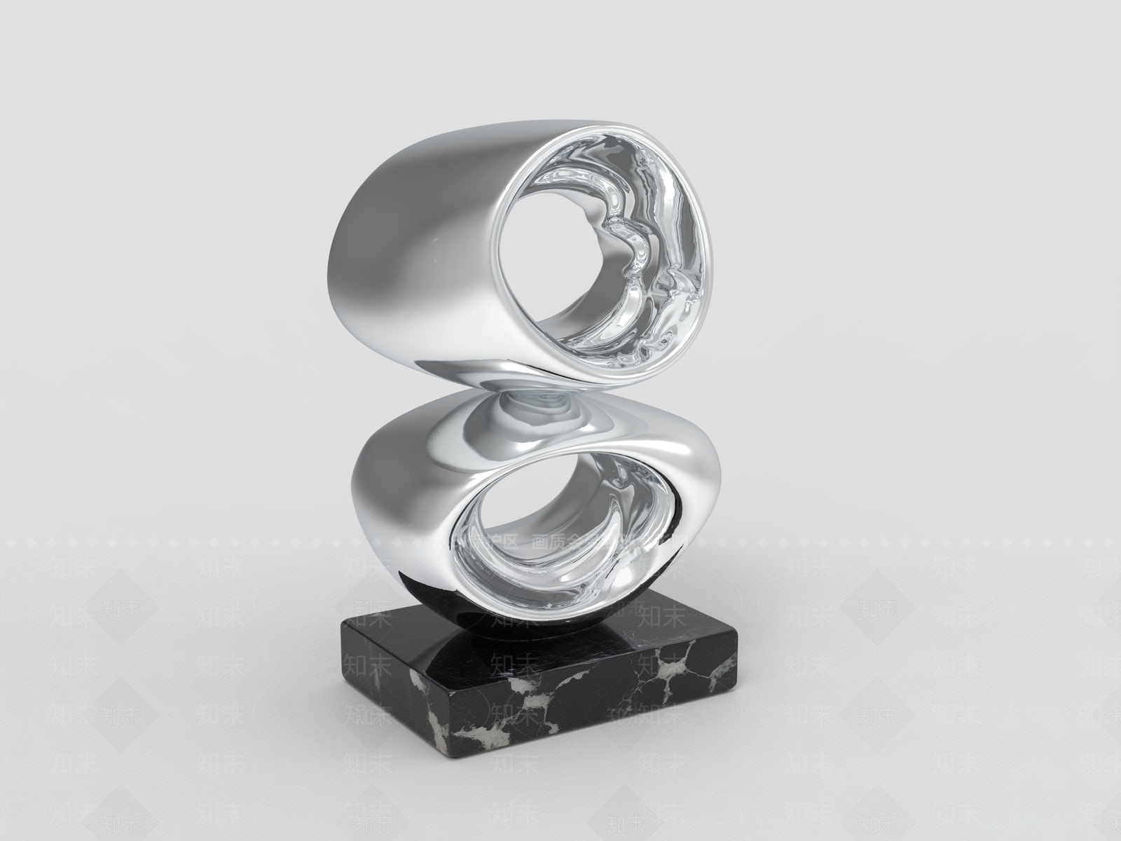 轻奢雕塑摆件3D模型下载【ID:1228577391】