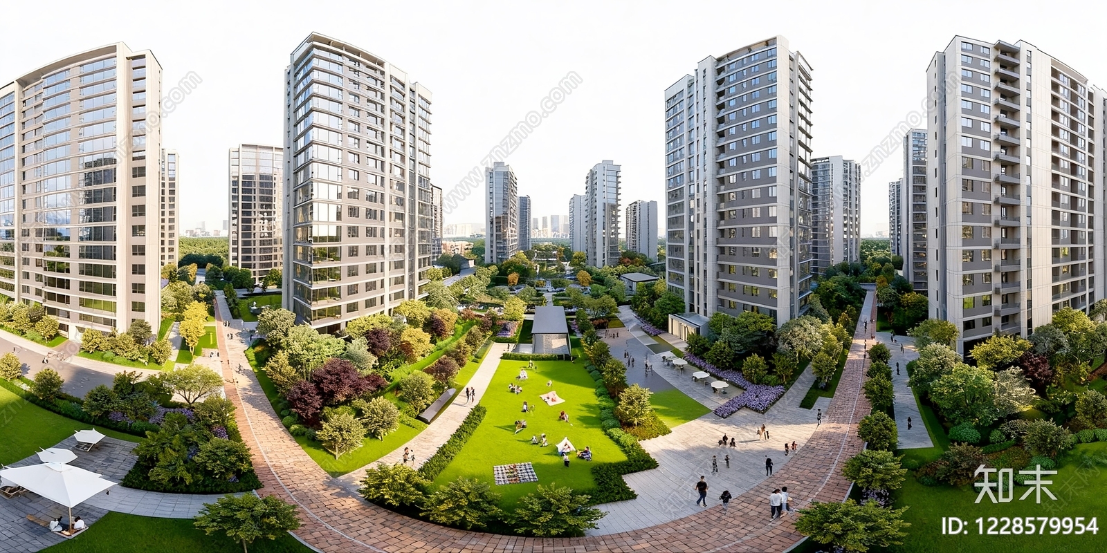 小区HDR高清贴图材质