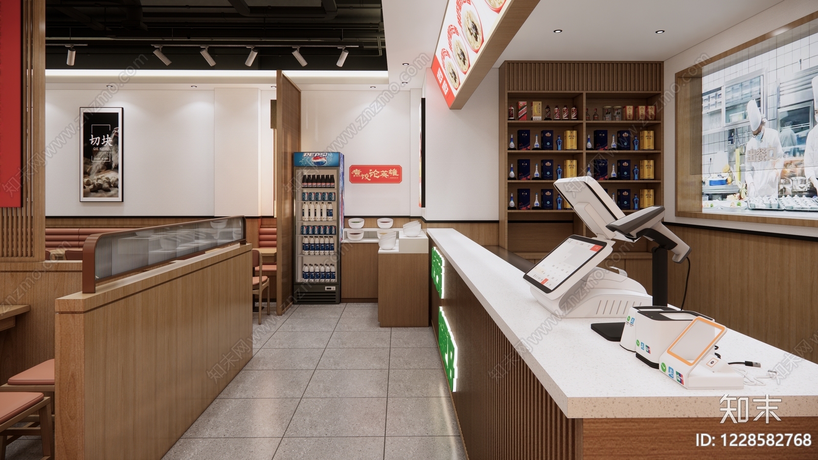 其他餐饮空间cad施工图下载【ID:1228582768】