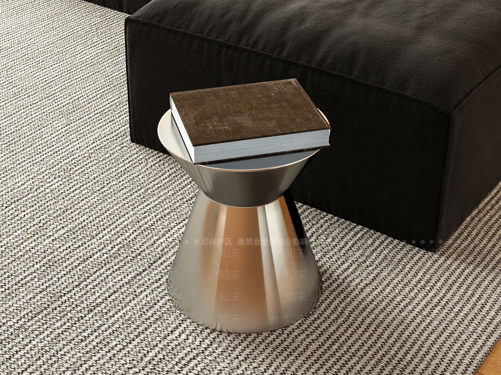 轻奢边几3D模型下载【ID:1228592822】