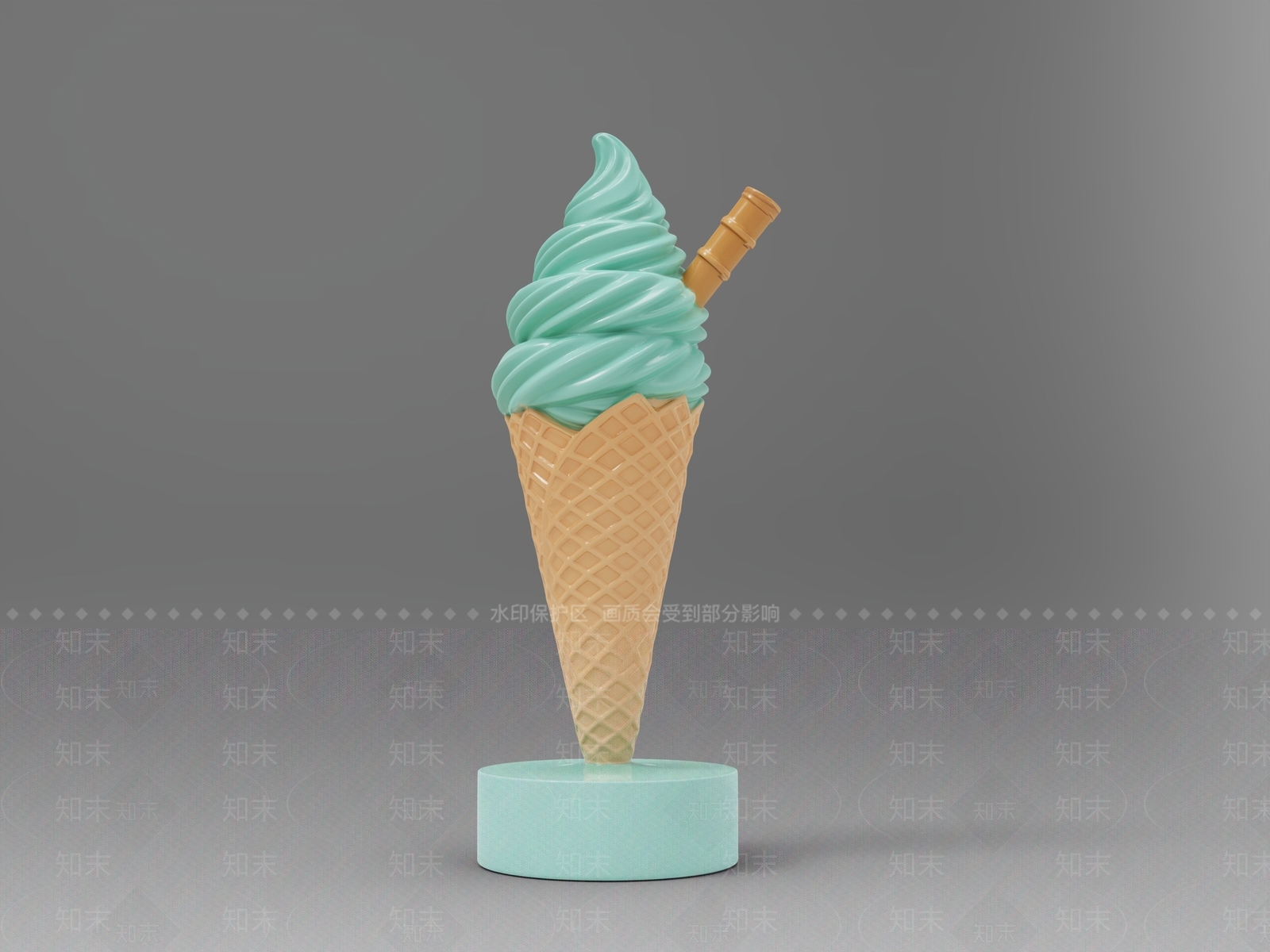 波普雕塑摆件3D模型下载【ID:1228648528】