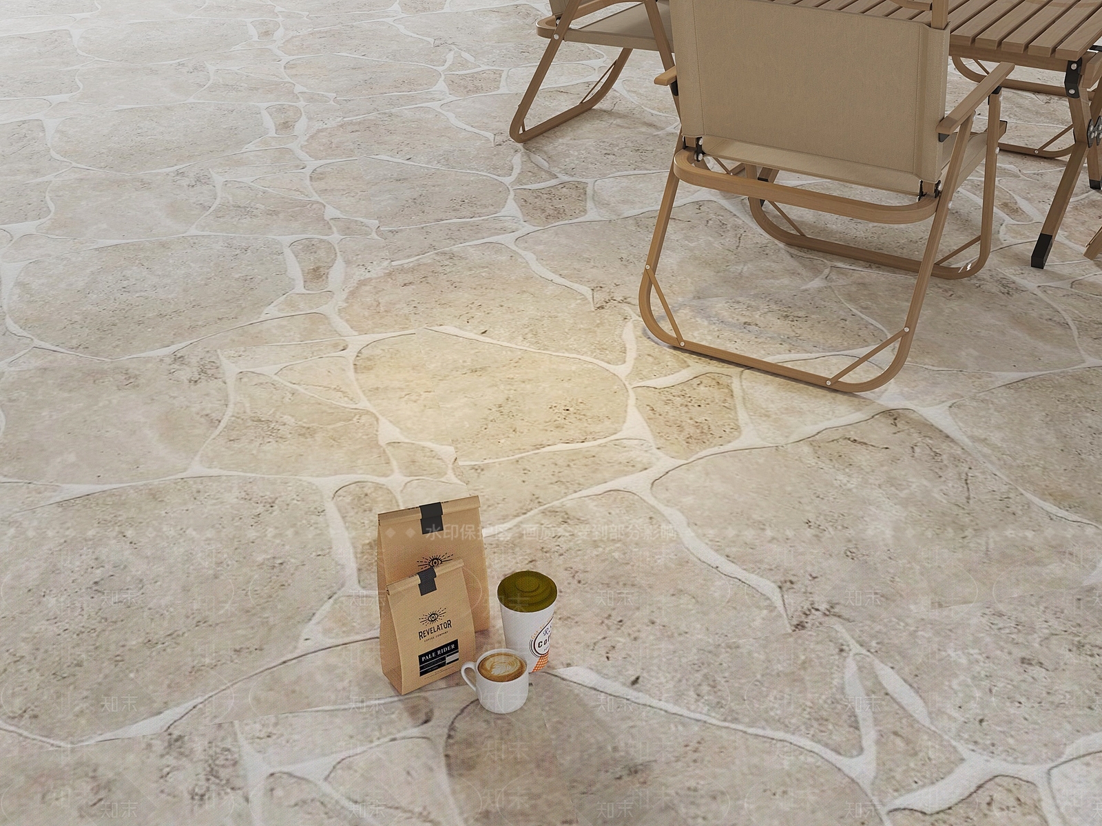 原木风地砖3D模型下载【ID:1228654236】