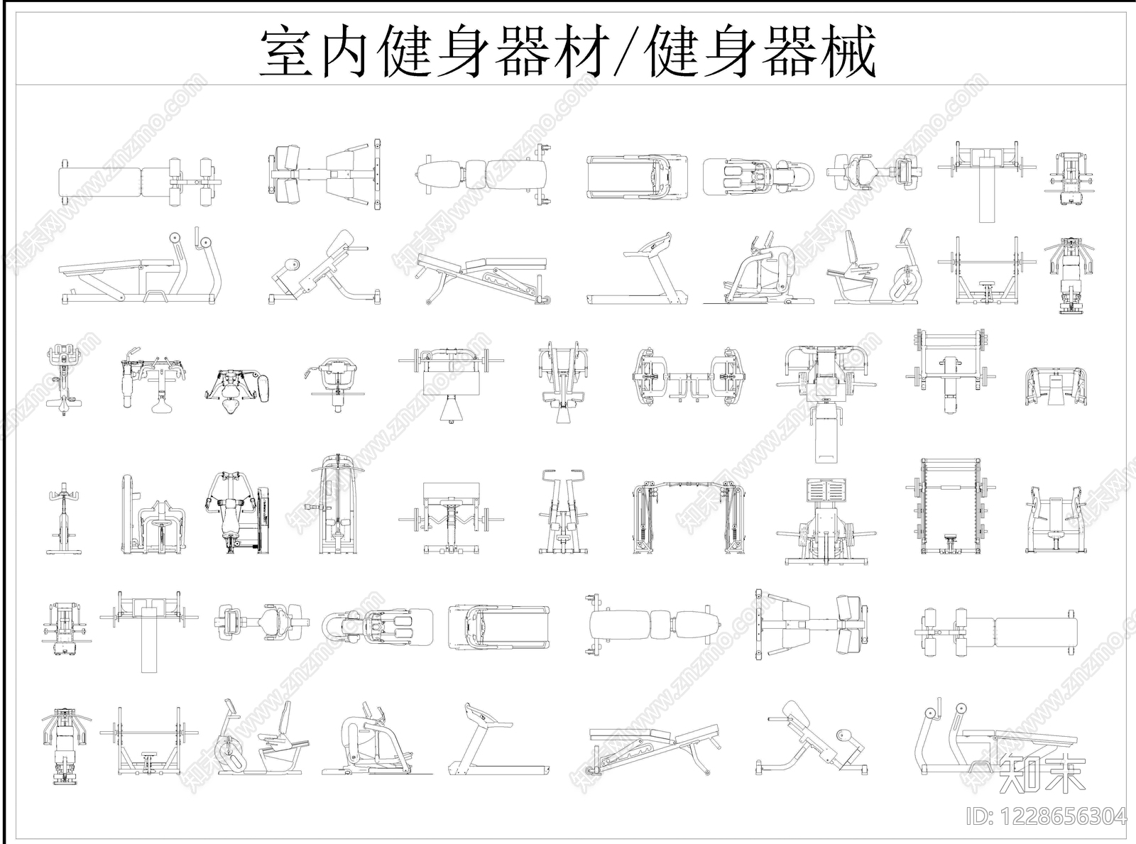 运动器材CAD图纸