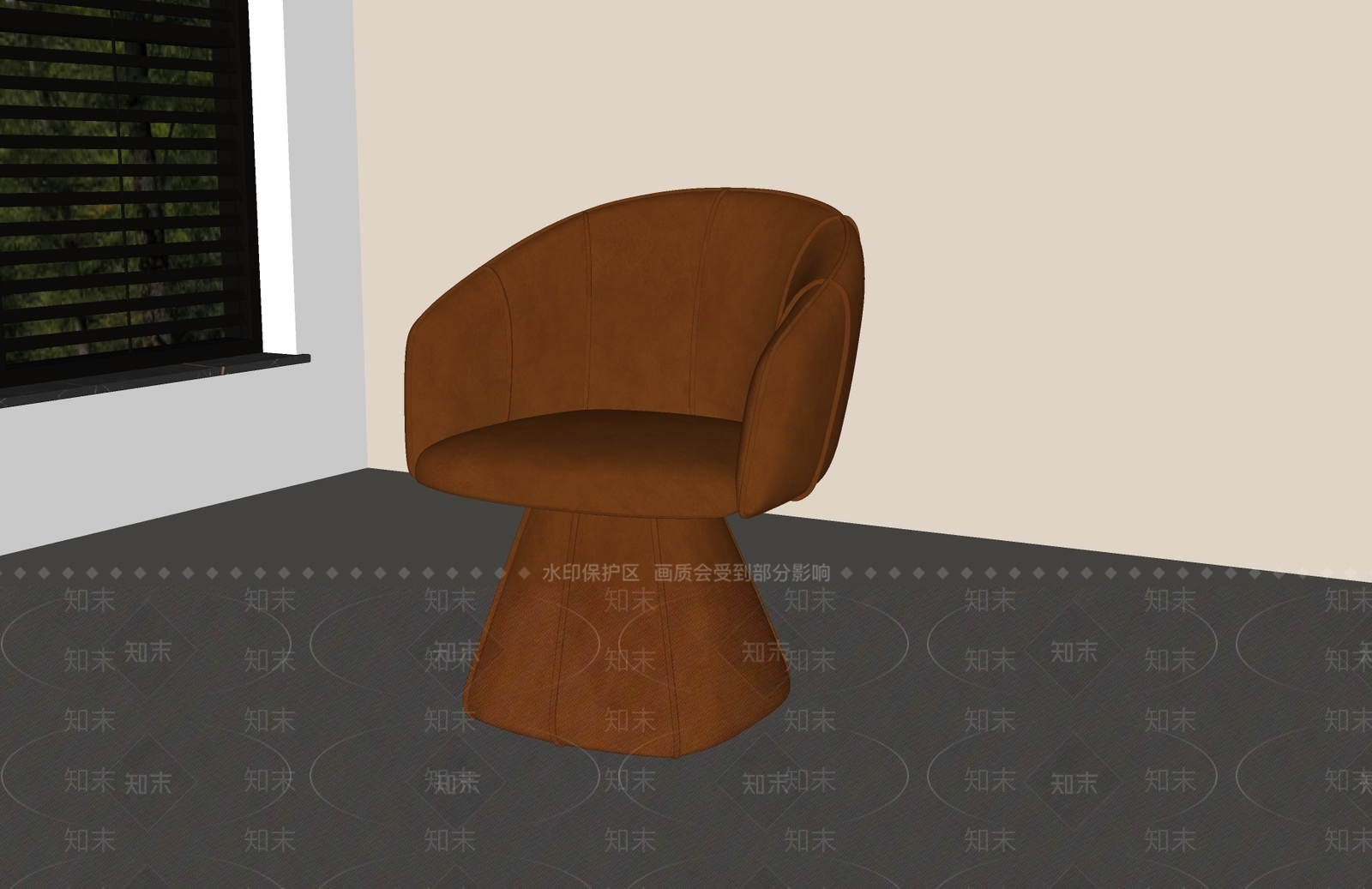 中古风休闲椅SU模型下载【ID:1228660120】