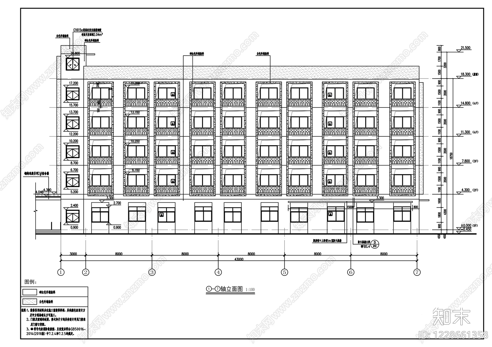 其他居住建筑cad施工图下载【ID:1228661358】