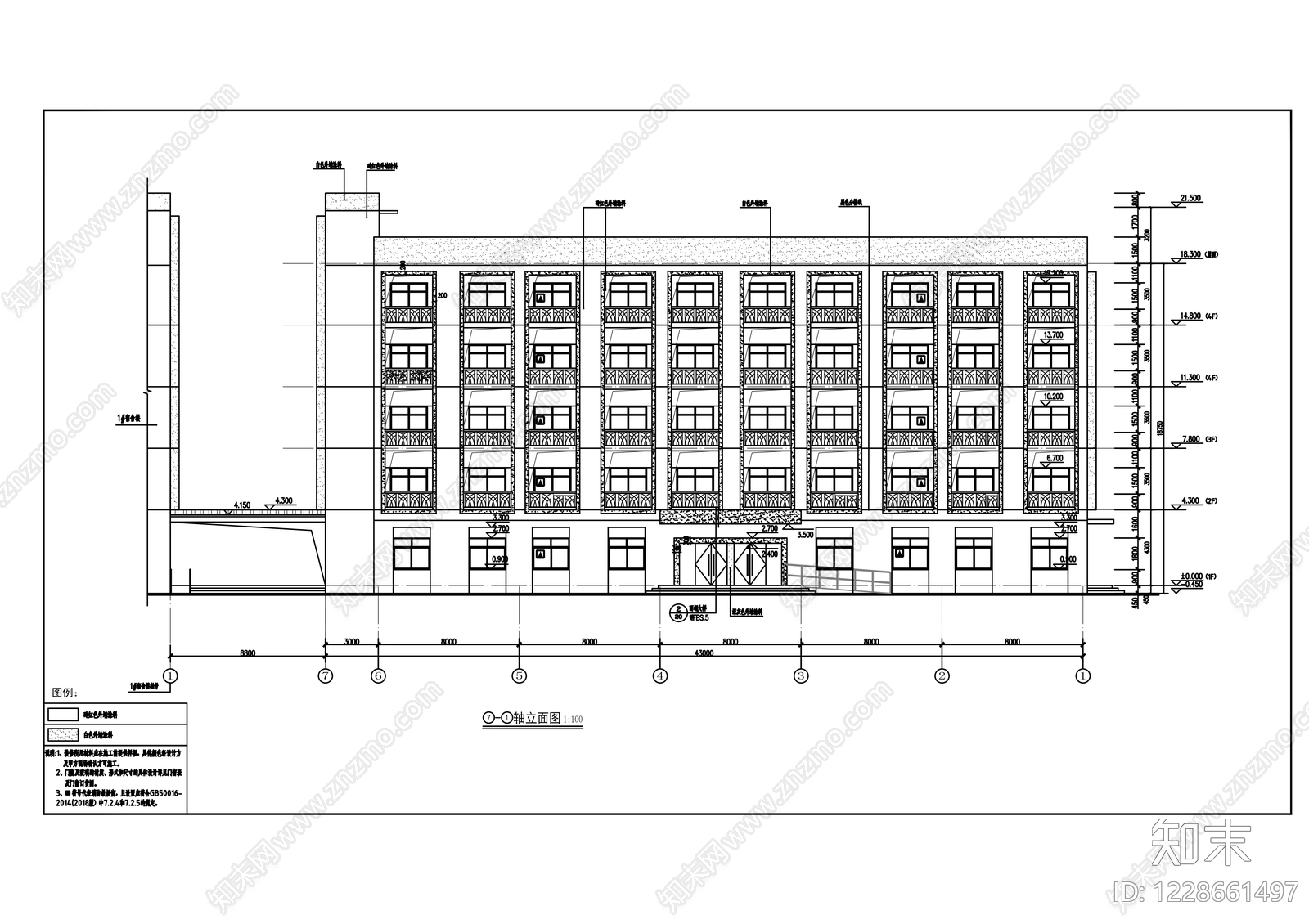 其他居住建筑cad施工图下载【ID:1228661497】