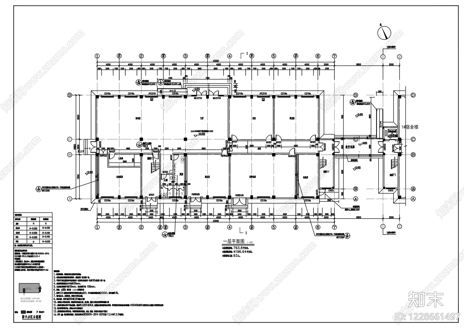 其他居住建筑cad施工图下载【ID:1228661497】