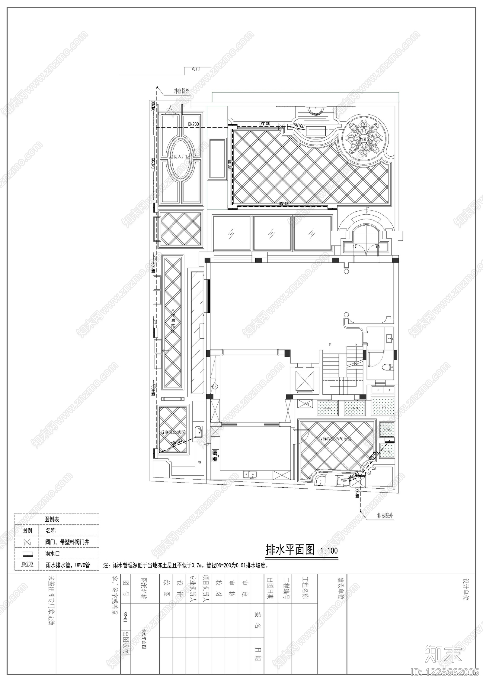 庭院cad施工图下载【ID:1228662005】