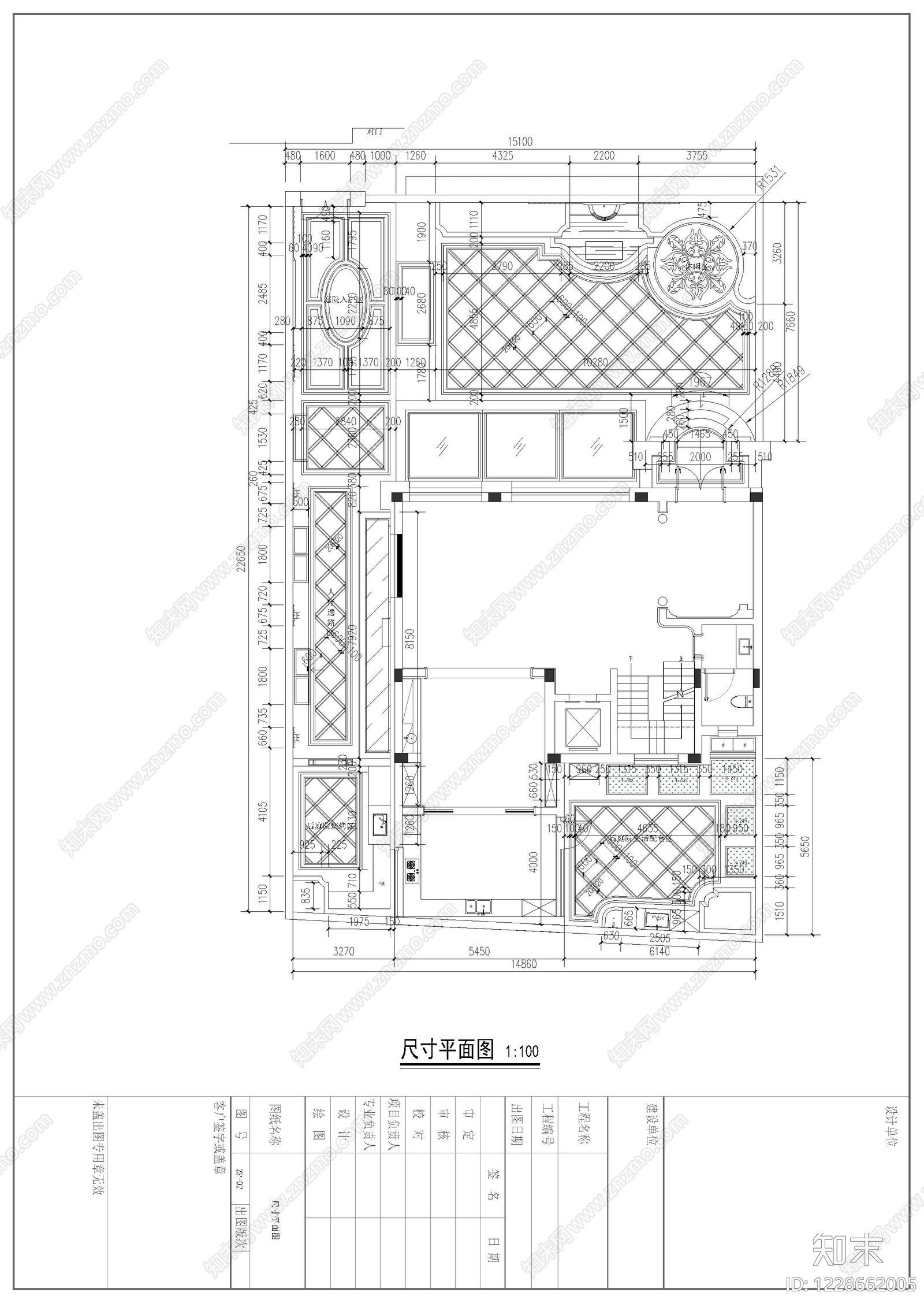 庭院cad施工图下载【ID:1228662005】