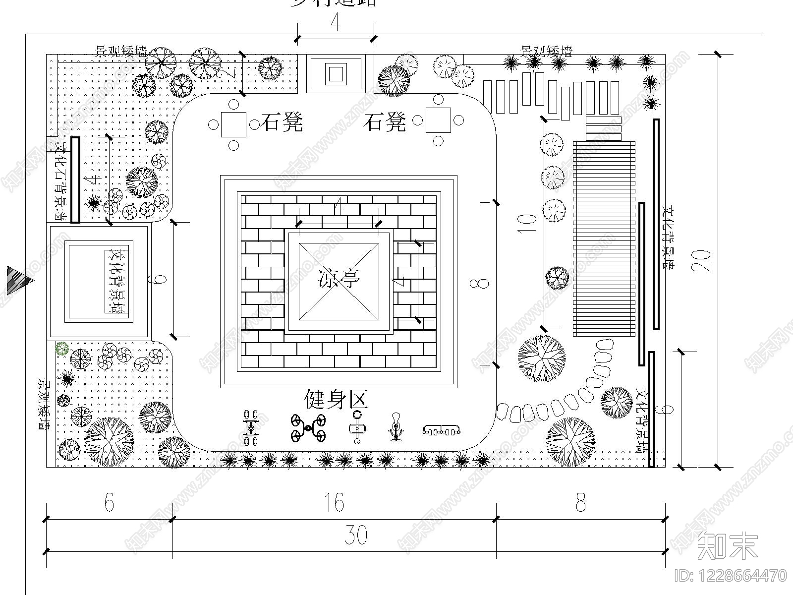 乡村振兴cad施工图下载【ID:1228664470】