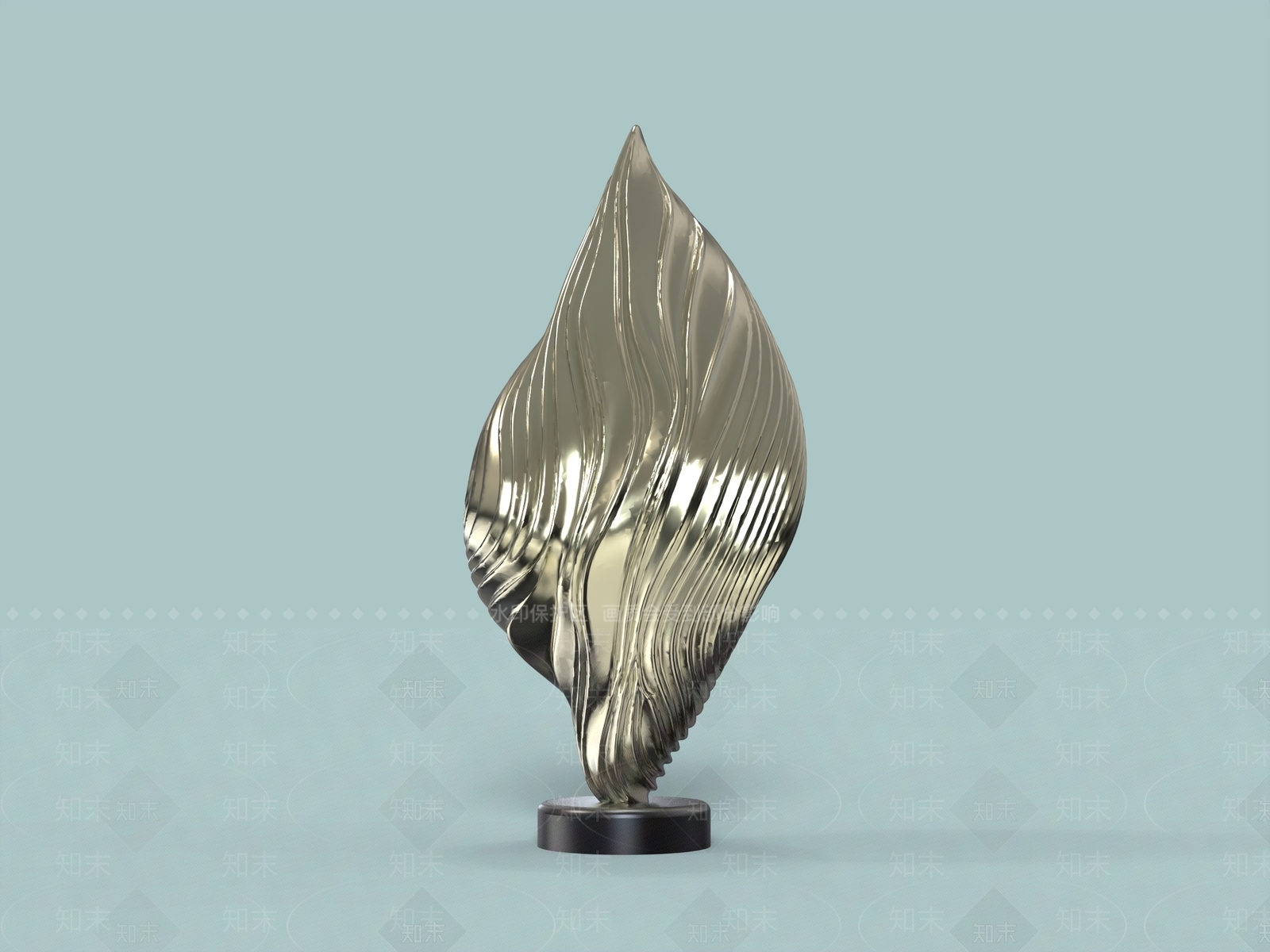 轻奢雕塑摆件3D模型下载【ID:1228663867】