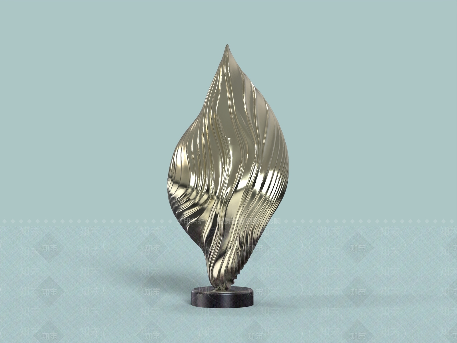 轻奢雕塑摆件3D模型下载【ID:1228663867】