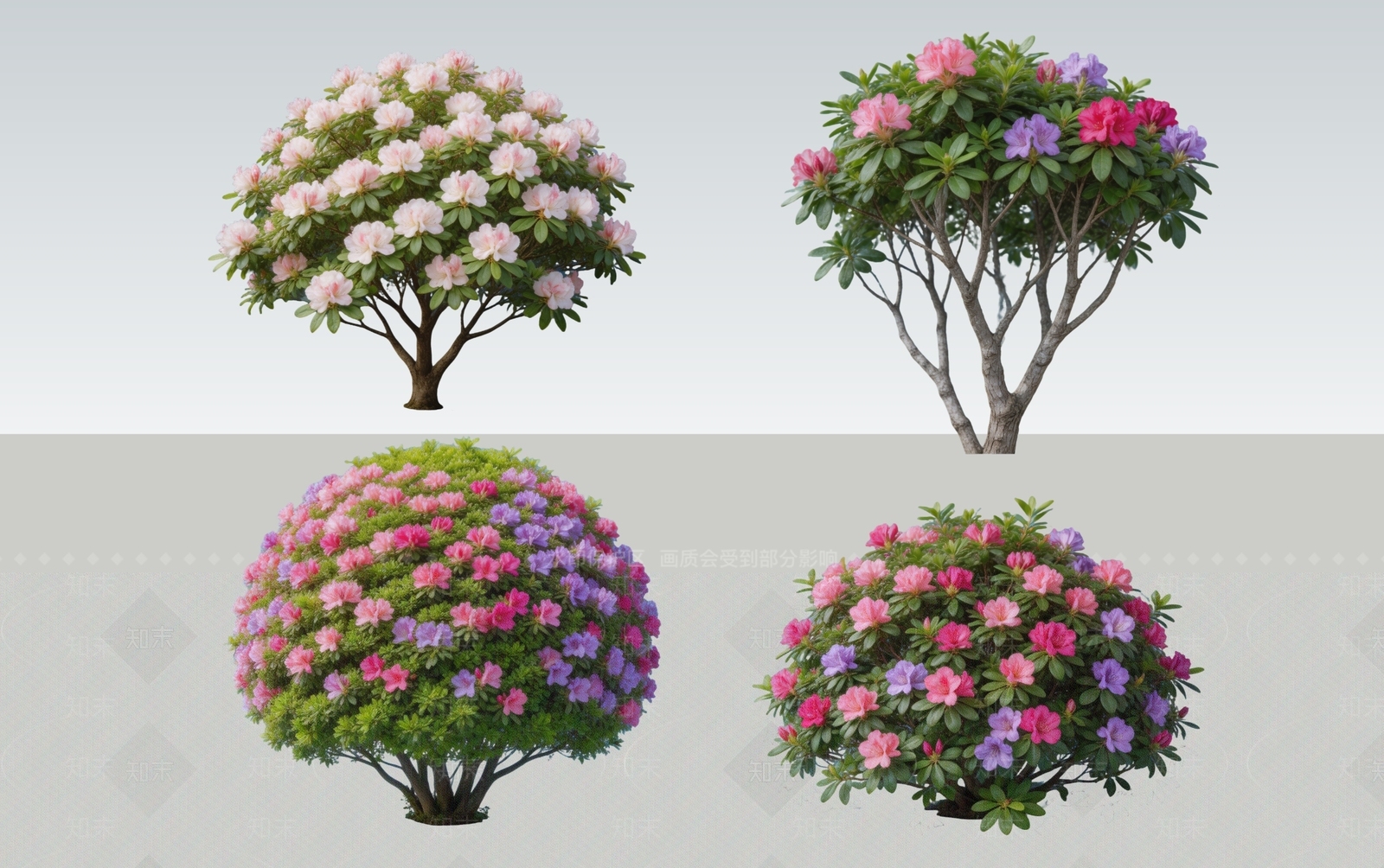 现代灌木SU模型下载【ID:1228664822】