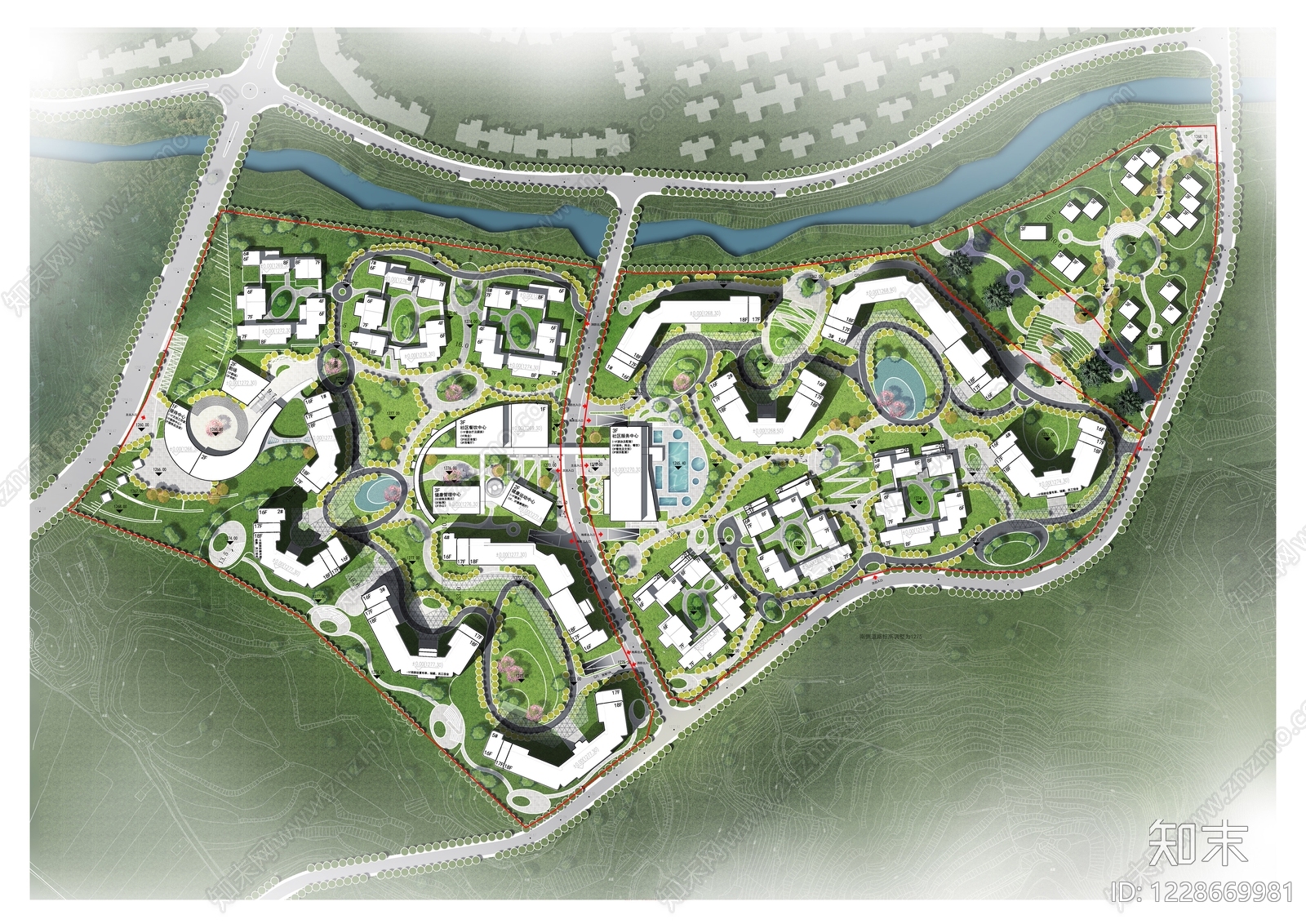 居住区规划CAD图纸