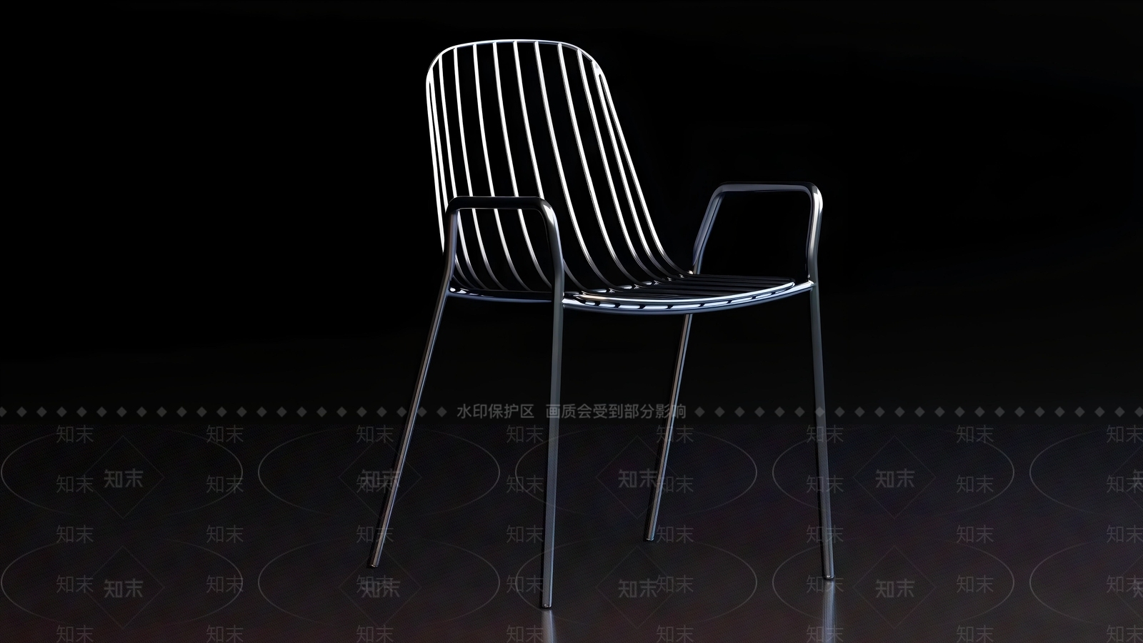 现代简约餐椅3D模型下载【ID:1228674342】