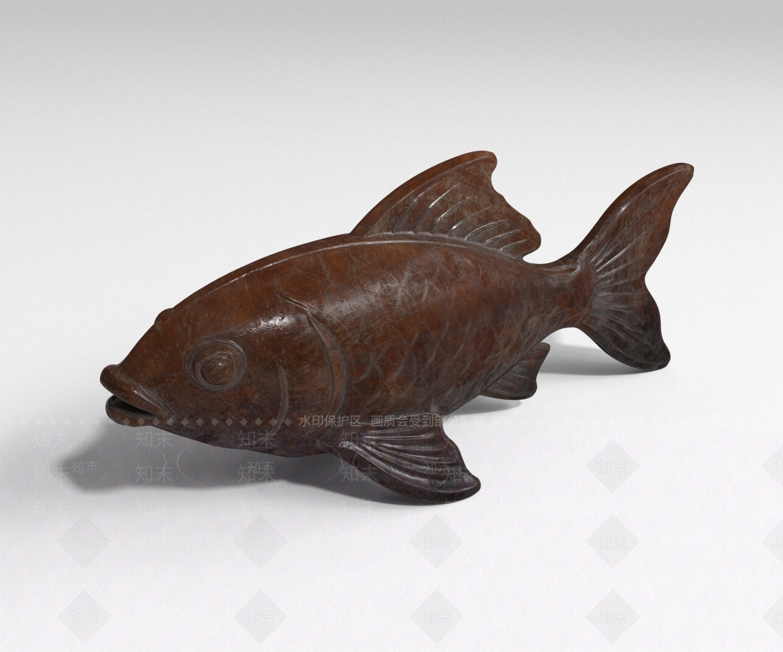 中式雕塑摆件3D模型下载【ID:1228674506】