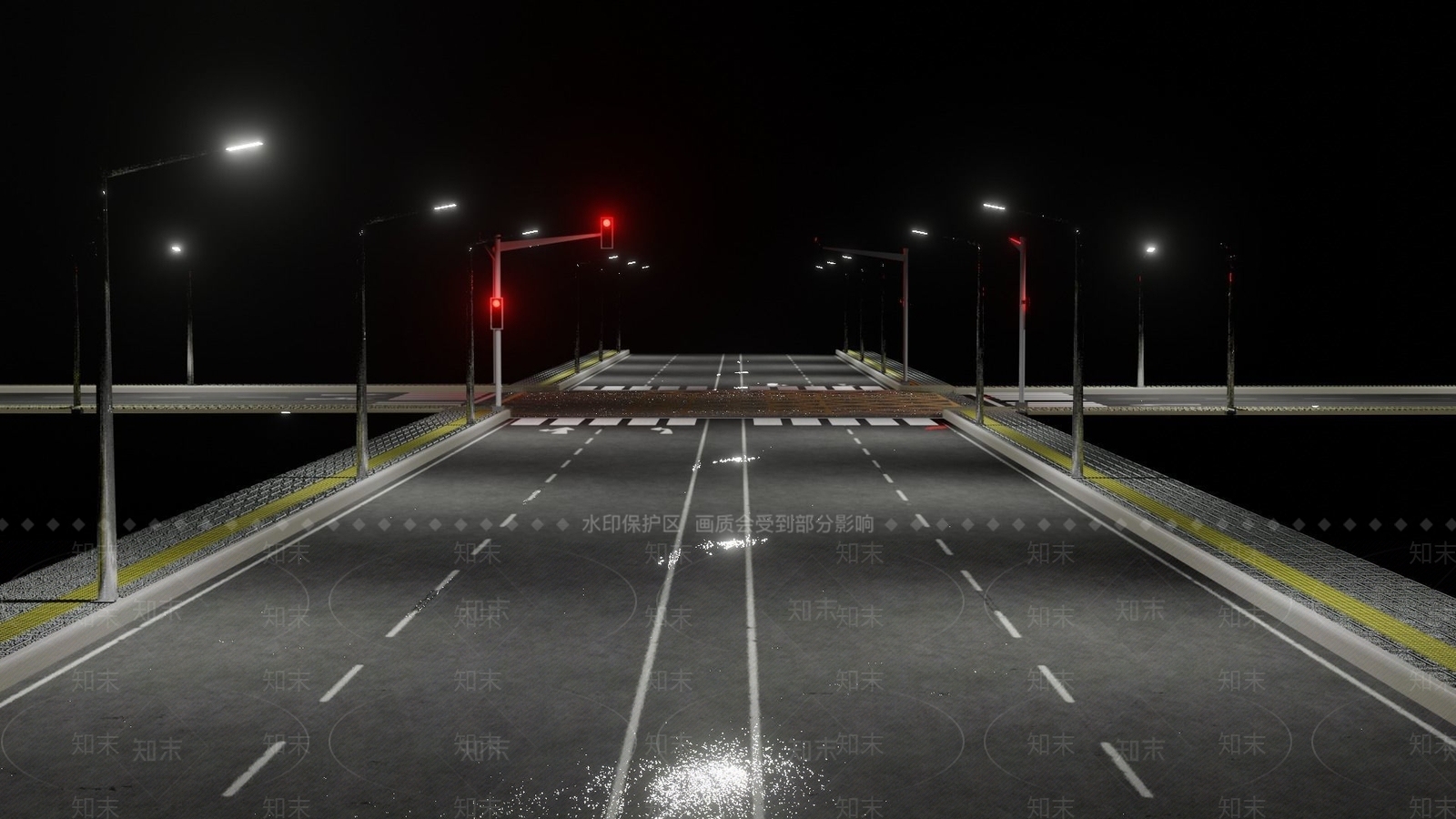 现代主义景观桥3D模型下载【ID:1228674941】