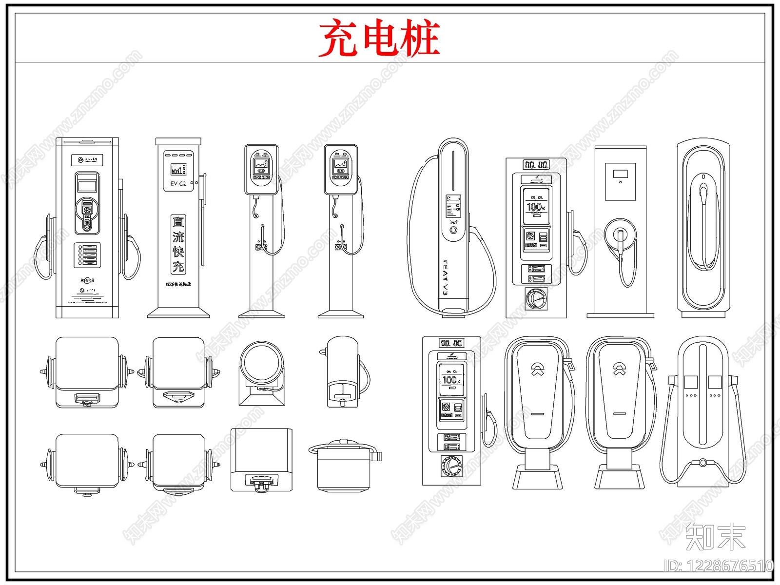 综合器材设备图库CAD图纸