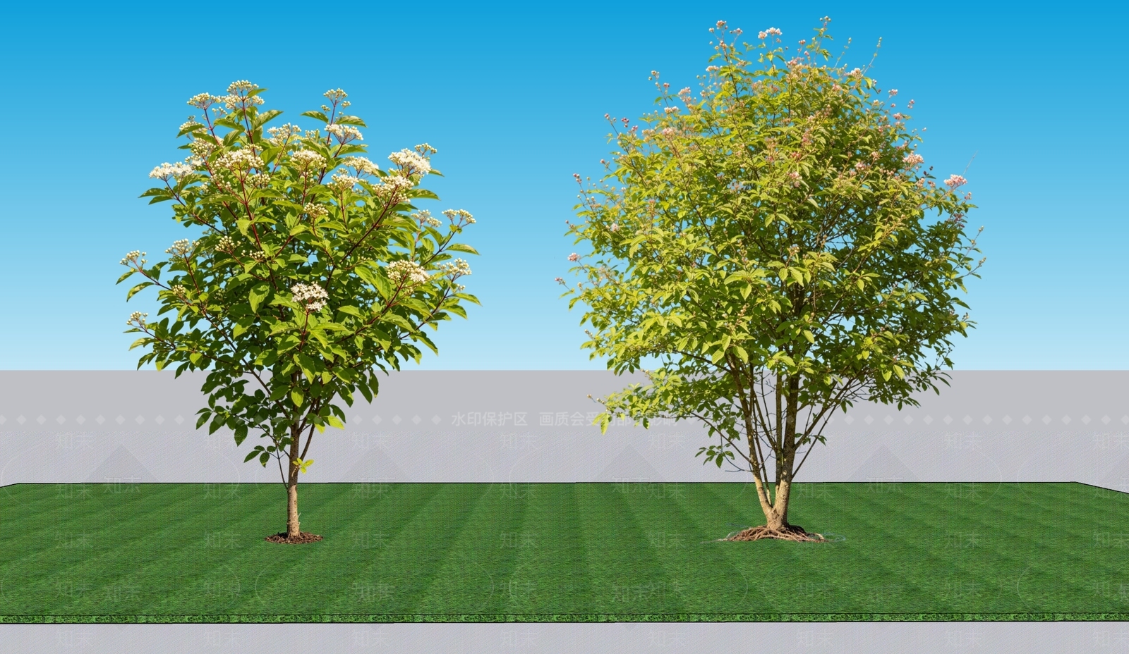 现代主义灌木SU模型下载【ID:1228678619】