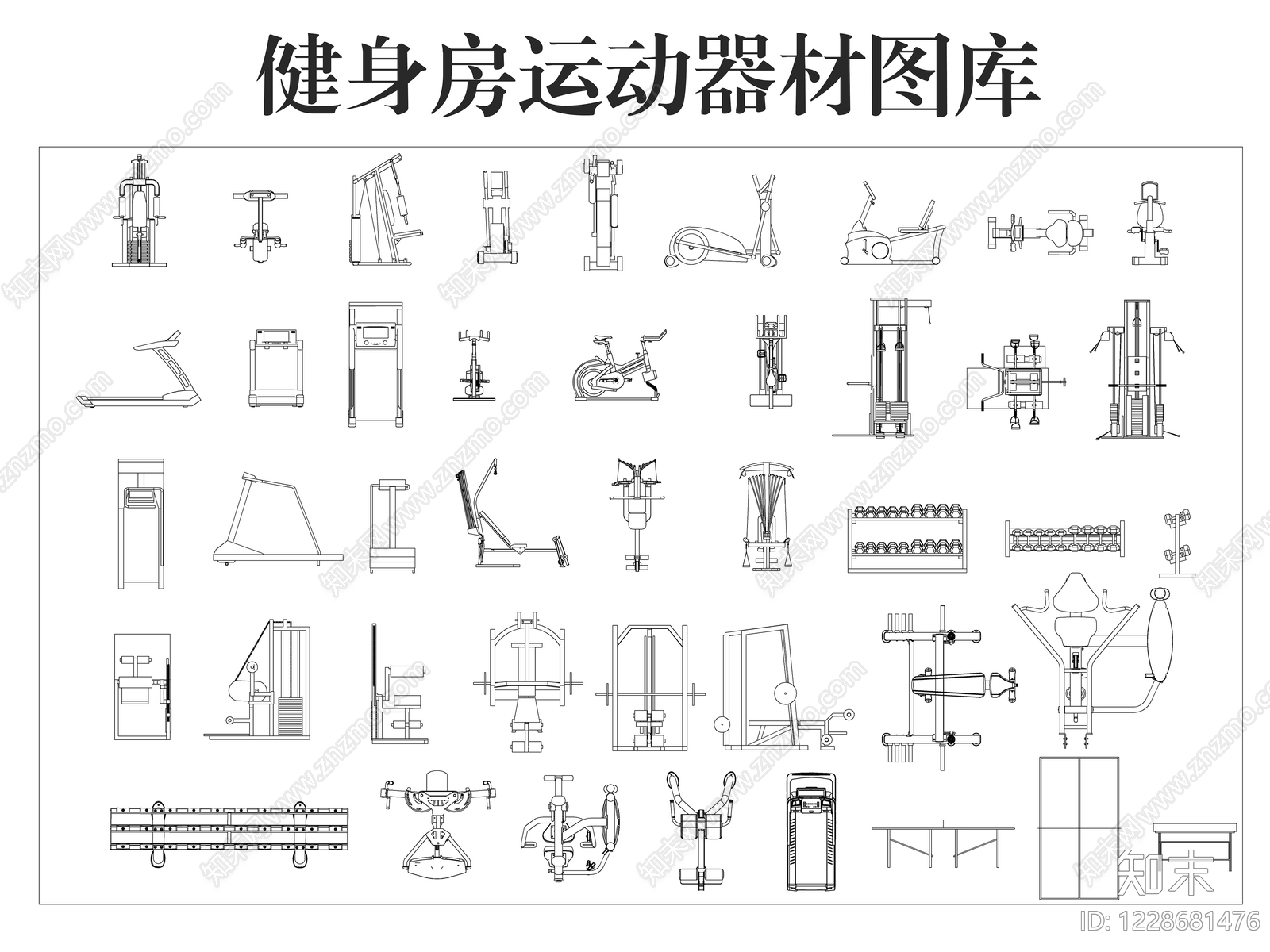 运动器材CAD图纸