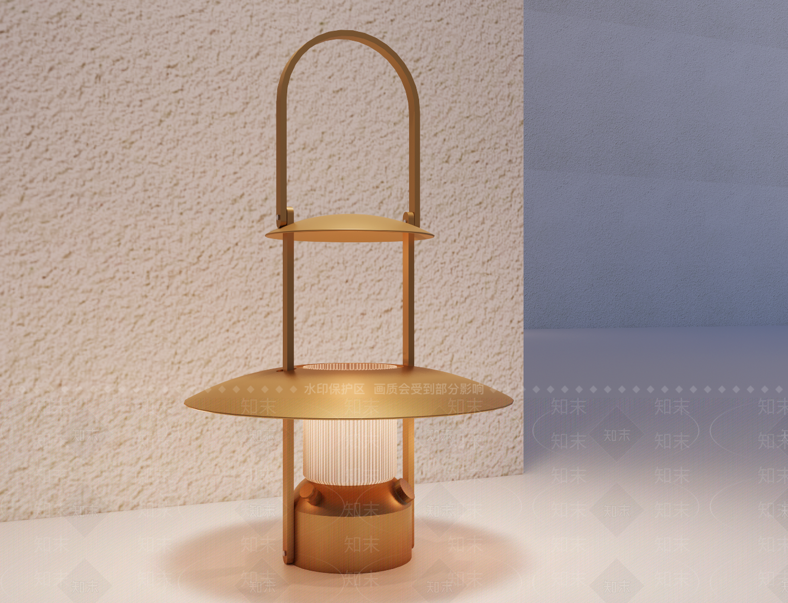 极简台灯3D模型下载【ID:1228682421】