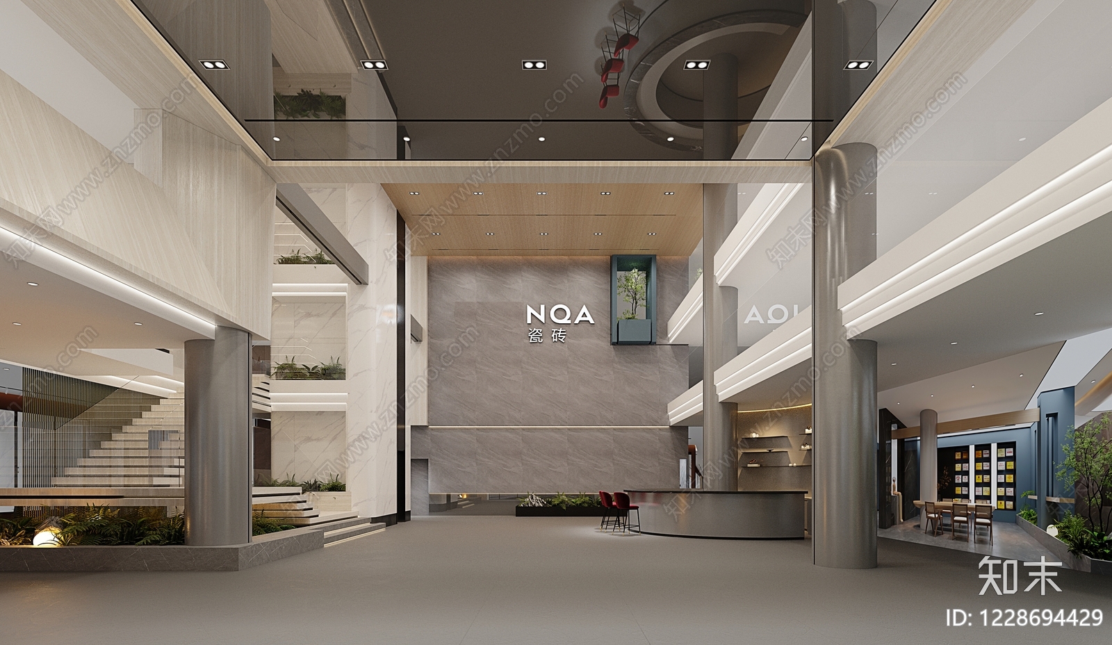 商业空间cad施工图下载【ID:1228694429】