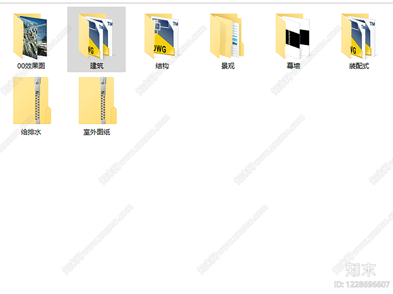 保障性住房cad施工图下载【ID:1228696607】