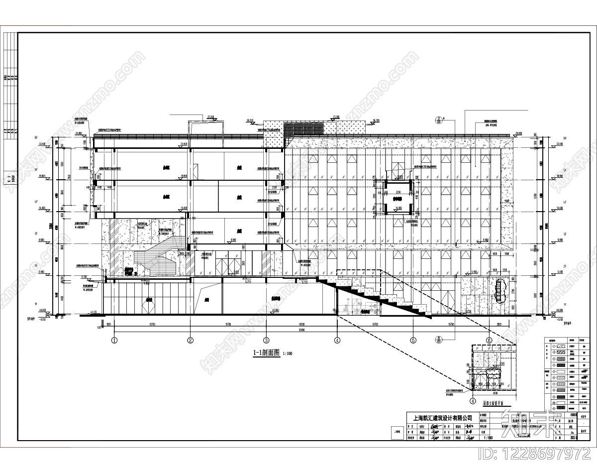 绿色建筑cad施工图下载【ID:1228697972】