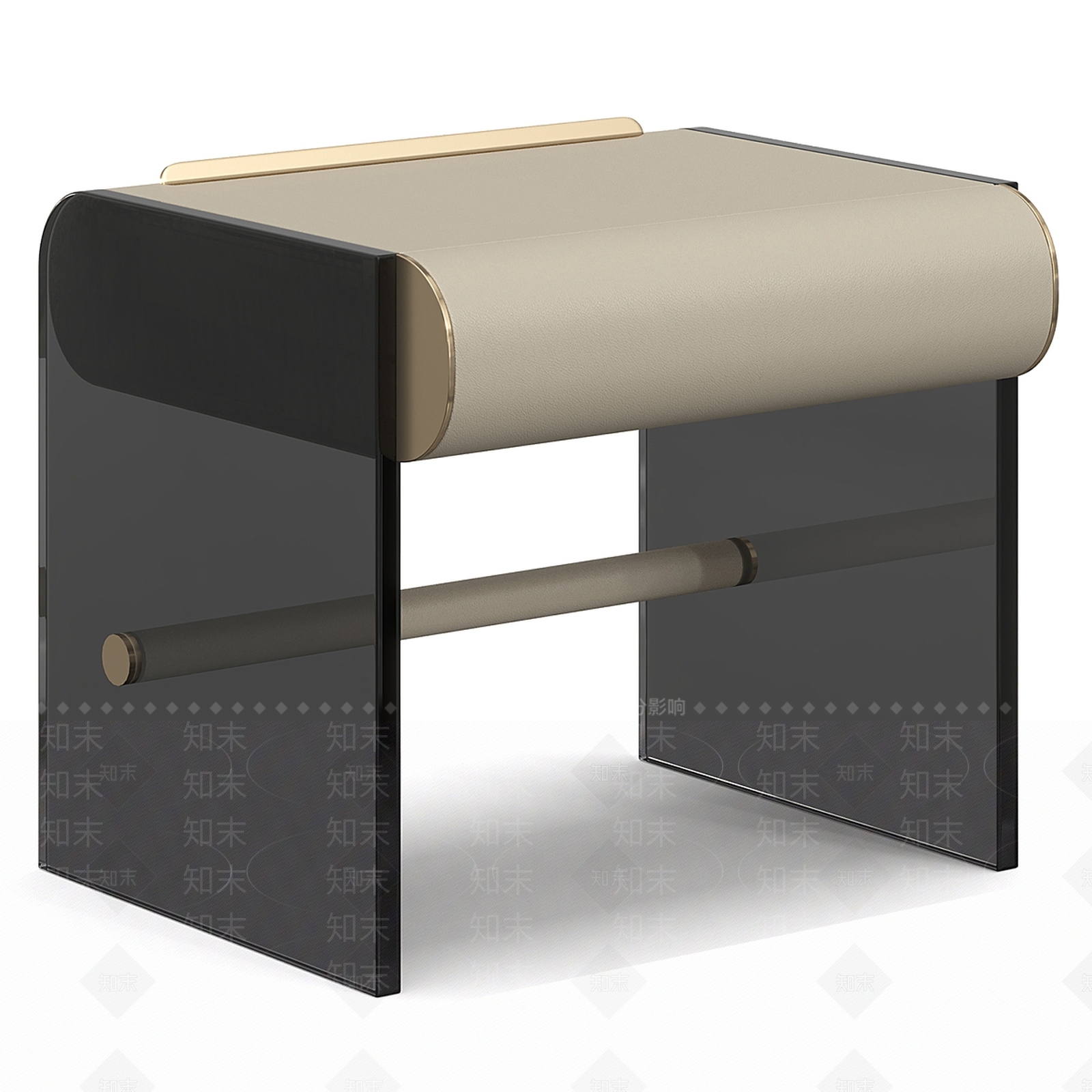 轻奢沙发凳3D模型下载【ID:1228705468】