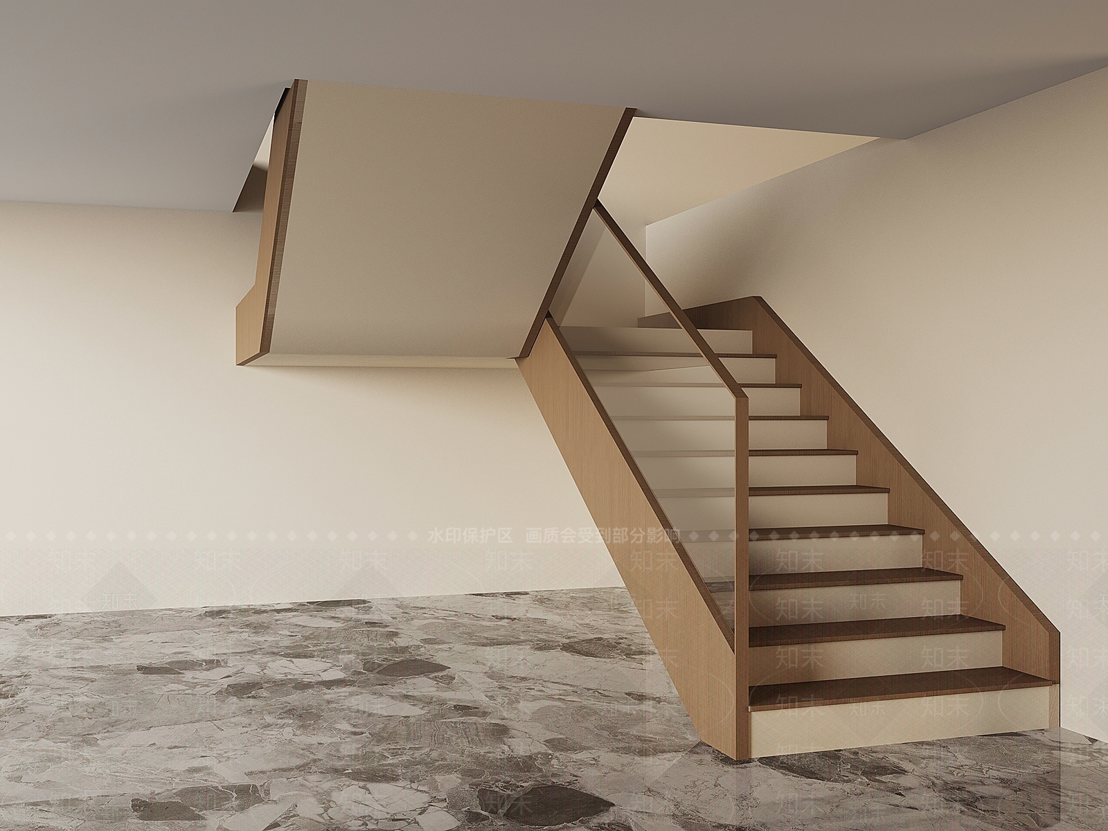 现代简约楼梯3D模型下载【ID:1228715900】