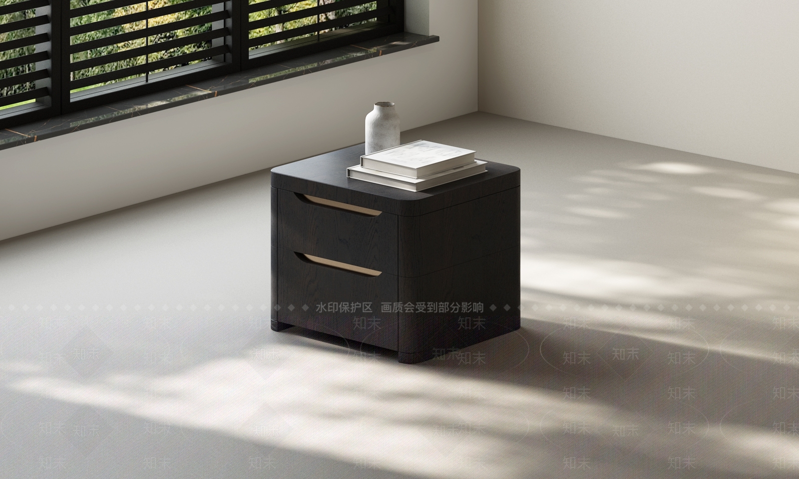 意式极简床头柜3D模型下载【ID:1228716773】
