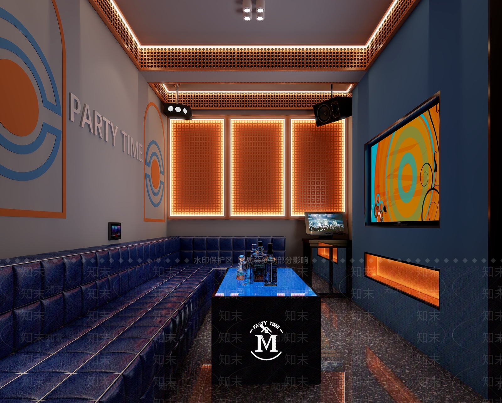 轻奢KTV3D模型下载【ID:1228727834】