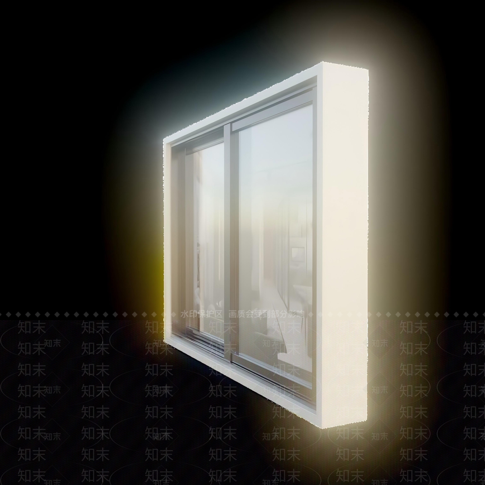 现代窗3D模型下载【ID:1228735945】