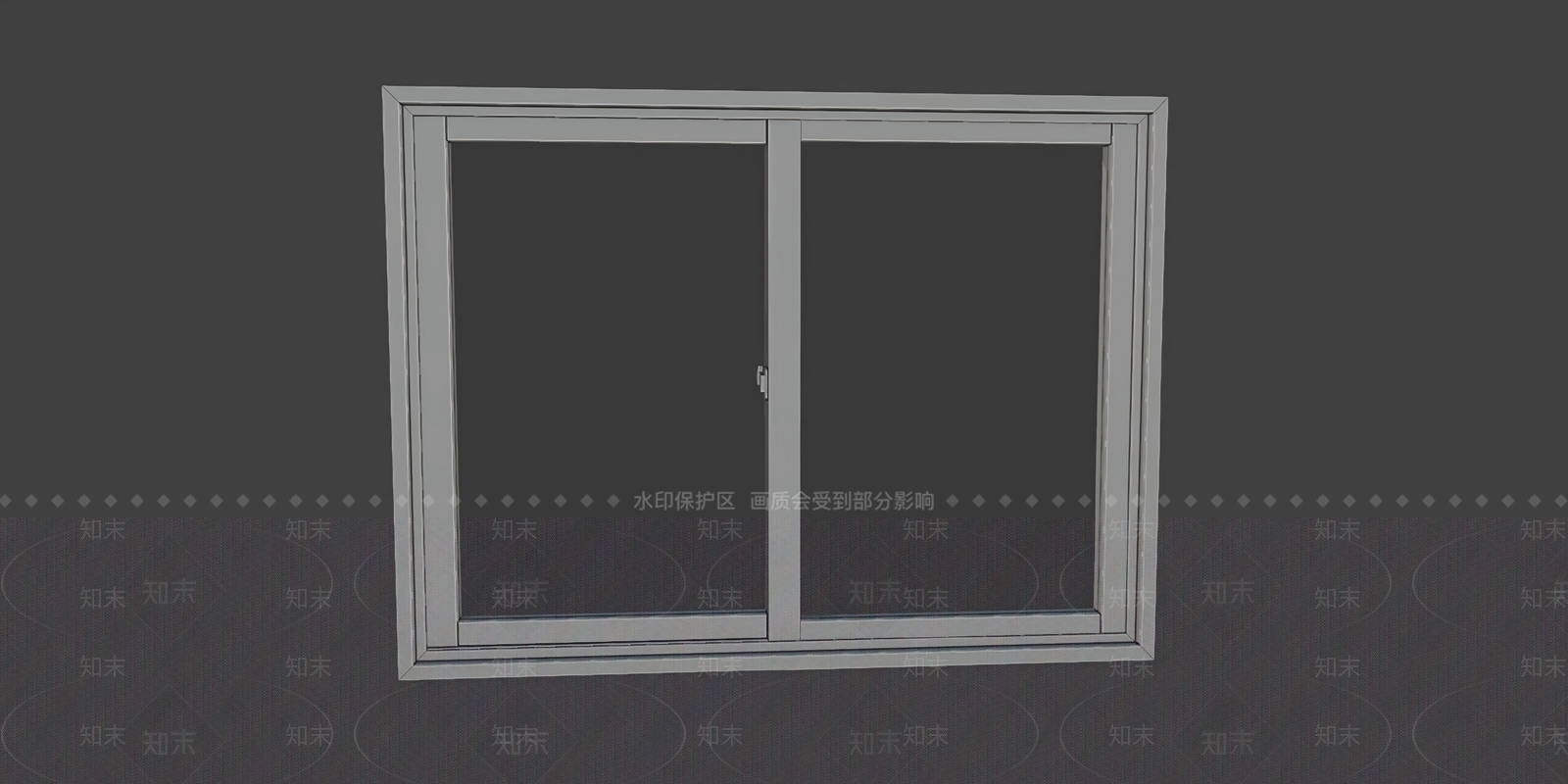 现代窗3D模型下载【ID:1228735945】