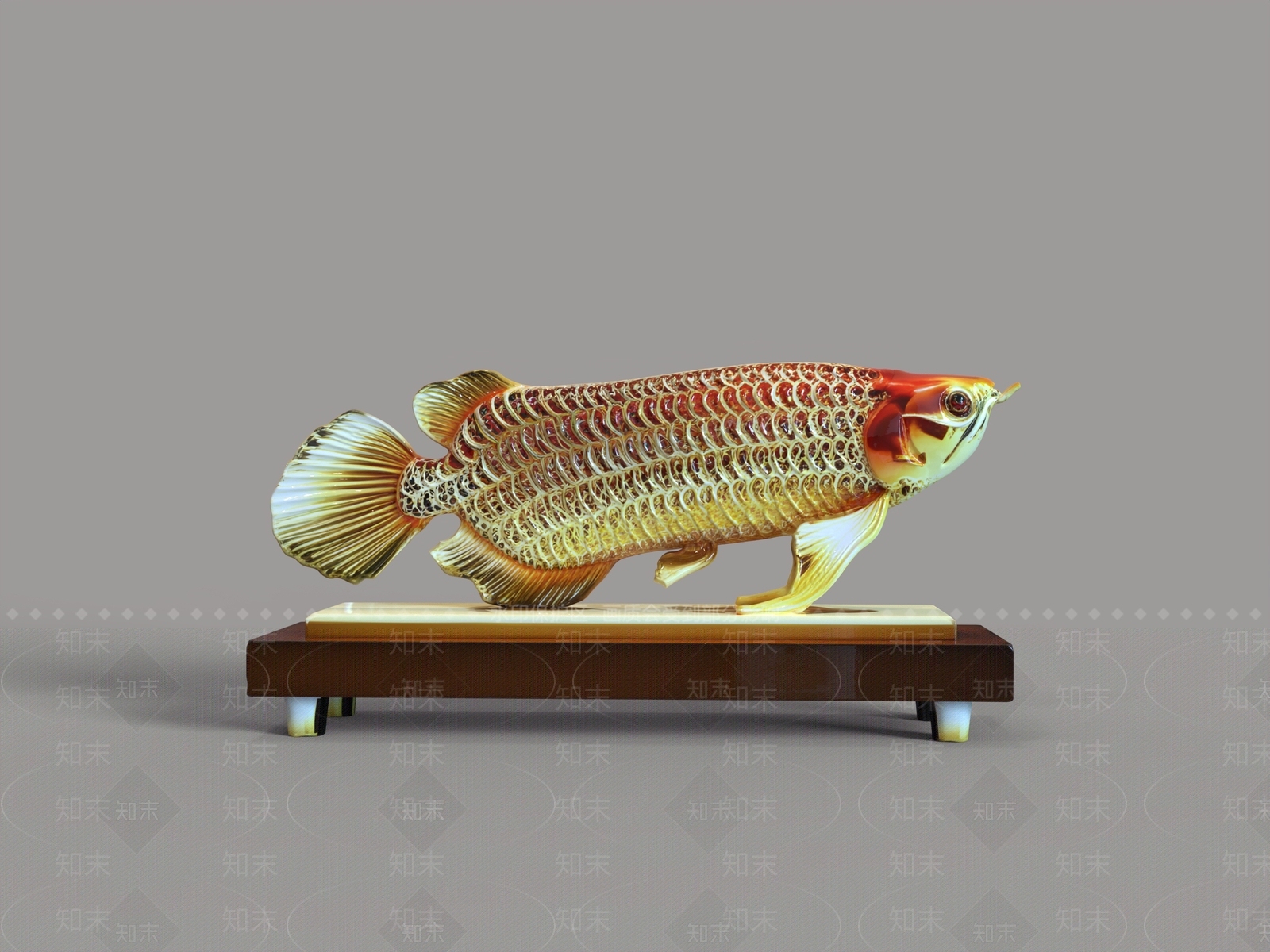 轻奢雕塑摆件3D模型下载【ID:1228738519】