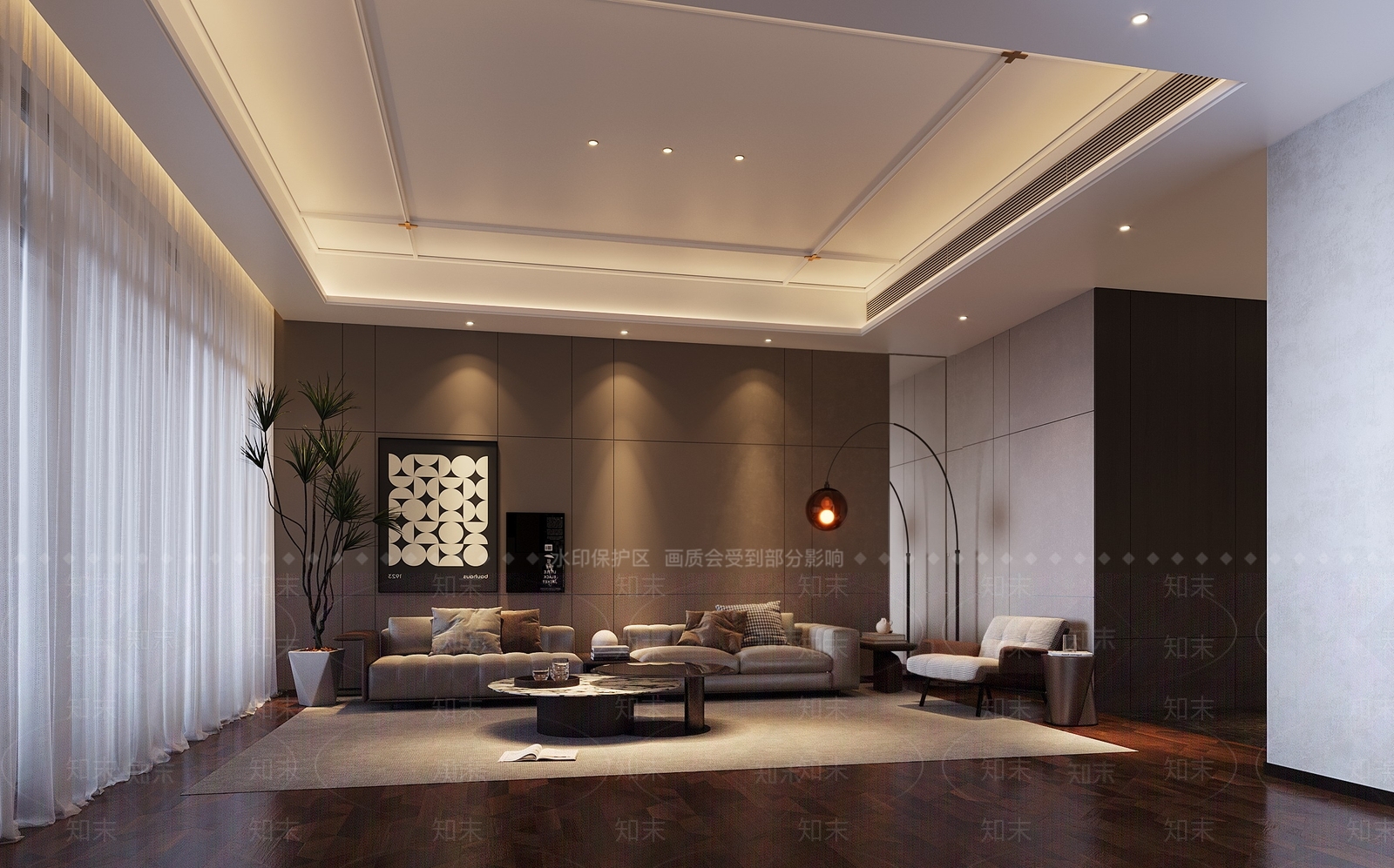 现代包厢3D模型下载【ID:1228744552】